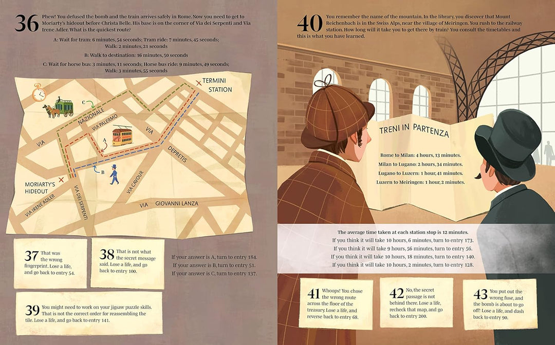 Escape Room Adventures: Sherlock's Greatest Case: A Thrilling Interactive Puzzle Story (Arcturus Escape Rooms) | Hardcover
