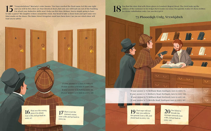 Escape Room Adventures: Sherlock's Greatest Case: A Thrilling Interactive Puzzle Story (Arcturus Escape Rooms) | Hardcover