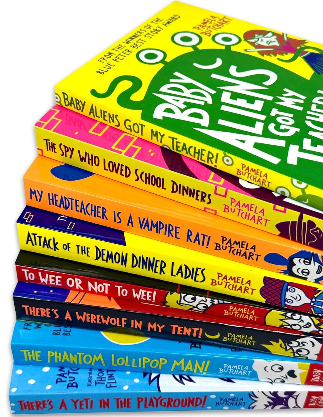 Baby Aliens Series Collection (Izzy and Friends, Book 1-8) By Pamela Butchart illustrated 8 Books Collection Set (Paperback)