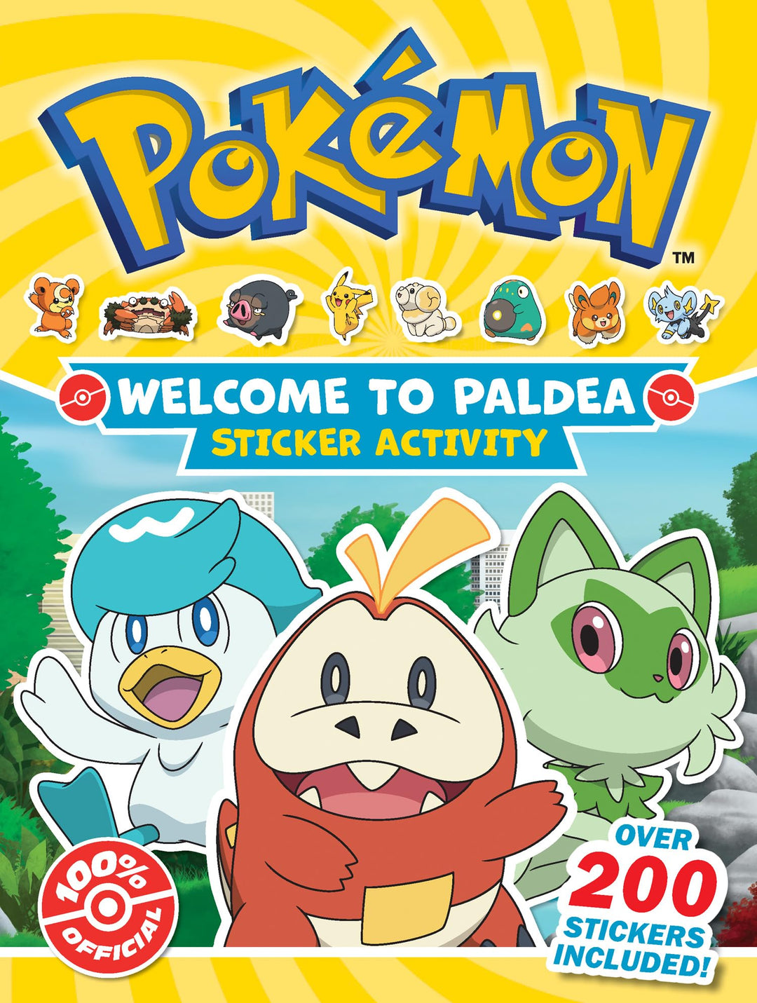 Pokémon Welcome to Paldea Epic Sticker: Explore Paldea in this 100% Official Sticker Activity Book. Perfect for Pokémon Fans!