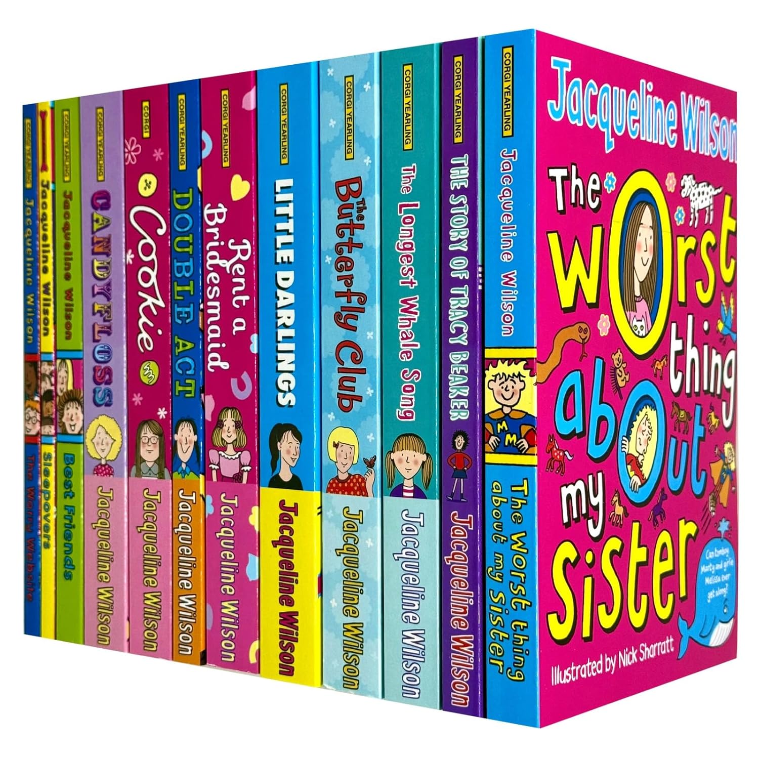 Jacqueline Wilson 12 Books Box Collection Set Pack Illustrated By