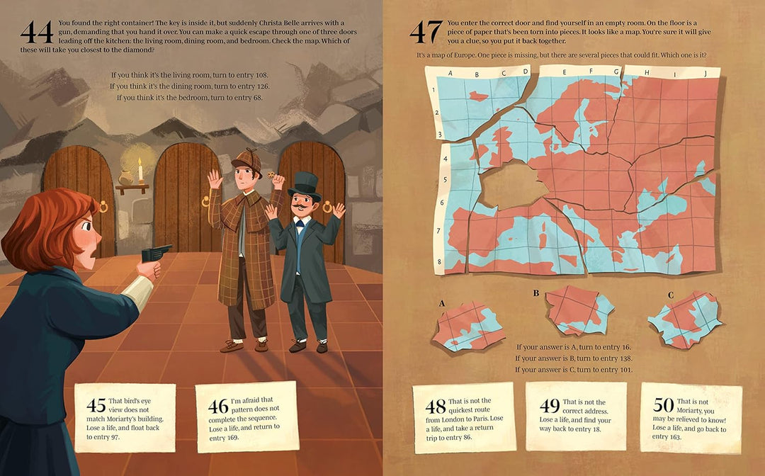 Escape Room Adventures: Sherlock's Greatest Case: A Thrilling Interactive Puzzle Story (Arcturus Escape Rooms) | Hardcover