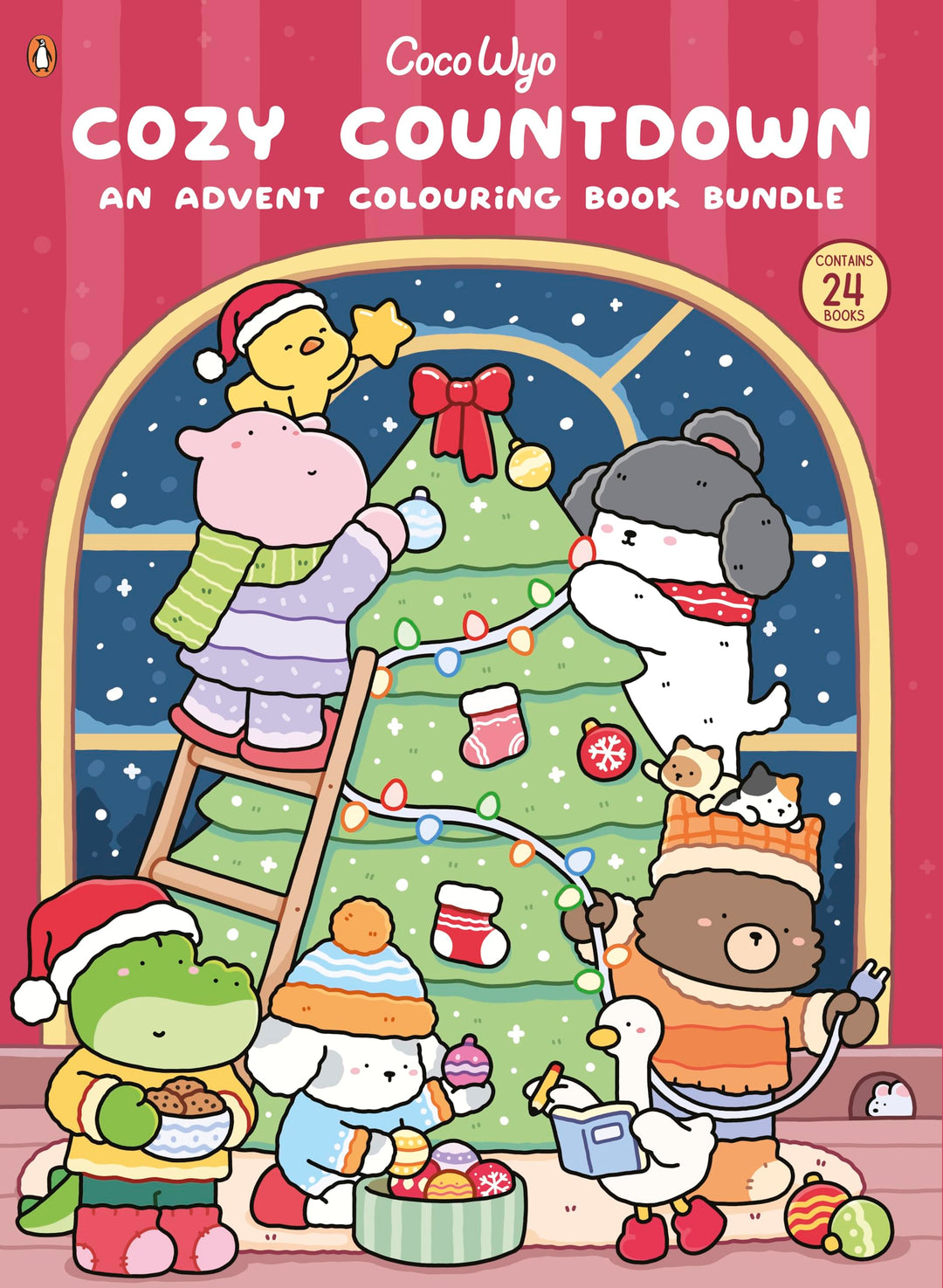 Coco Wyo: Cozy Countdown - A Christmas Advent Colouring Book Bundle