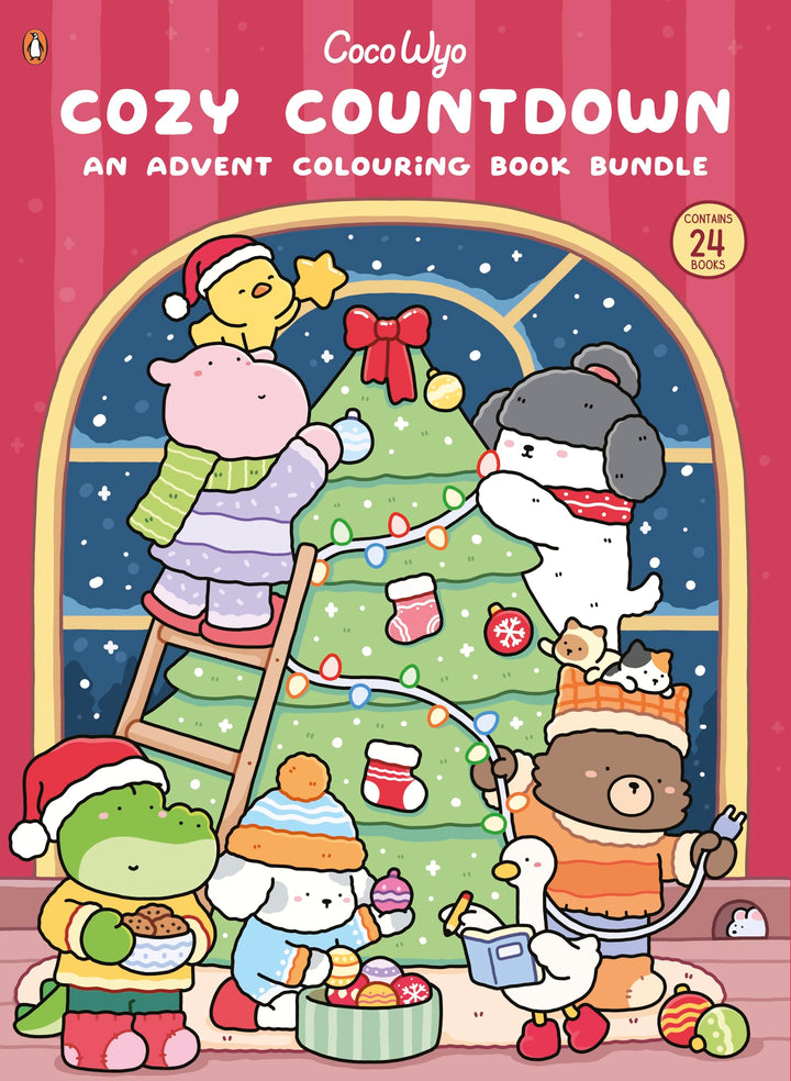 Coco Wyo: Cozy Countdown - A Christmas Advent Colouring Book Bundle