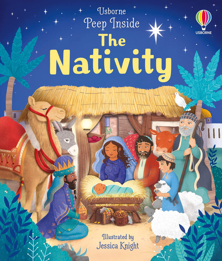 Peep Inside The Nativity - Usborne Lift-the-Flap Christmas Book for Kids