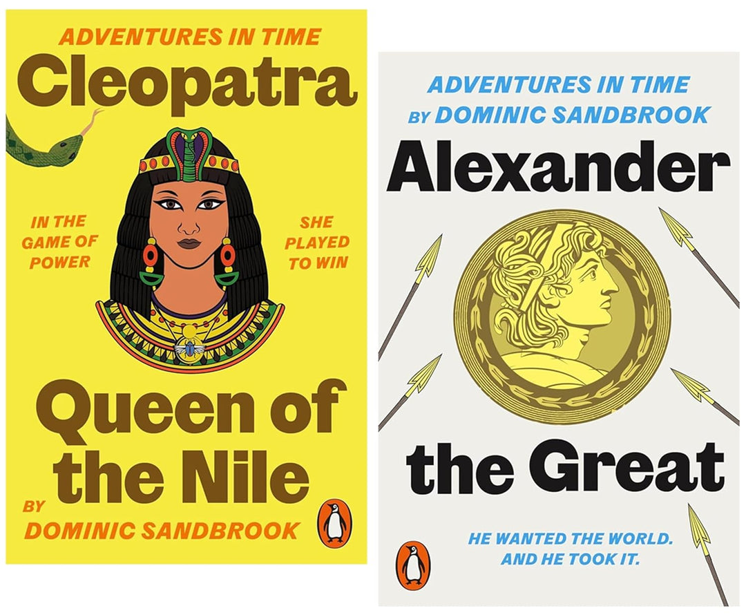 Adventures in Time Series by Dominic Sandbrook 2 Books Collection Box Set (Cleopatra, Queen of the Nile & Alexander the Great) | Paperback