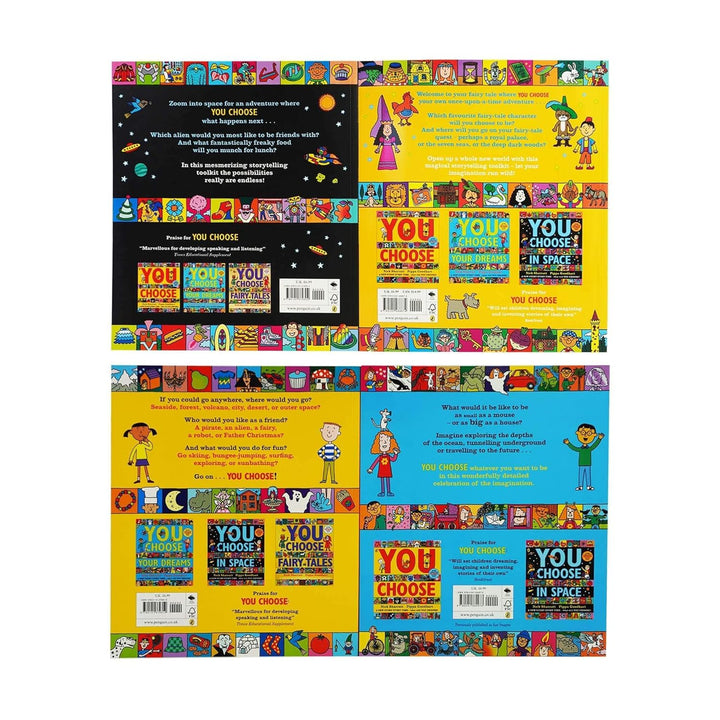 You Choose Explore Series– 4 Book Set by Nick Sharratt & Pippa Goodhart|Interactive Adventure Books for Kids 6–12 |Fun, Creative Reading