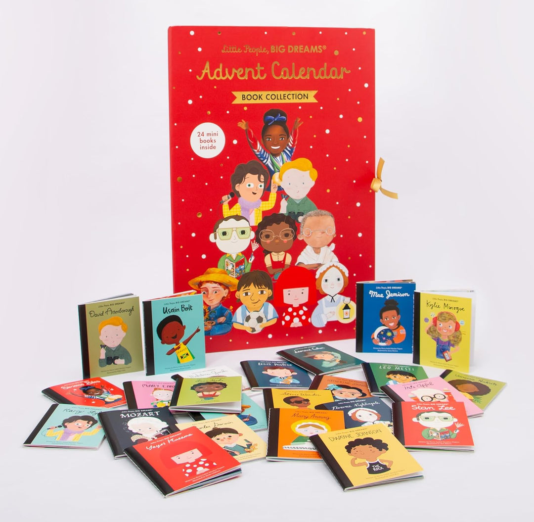 Little People, BIG DREAMS: Advent Calendar Book Collection 2025 Edition – 24 Mini Biographies for Kids, Inspiring Christmas Countdown Gift