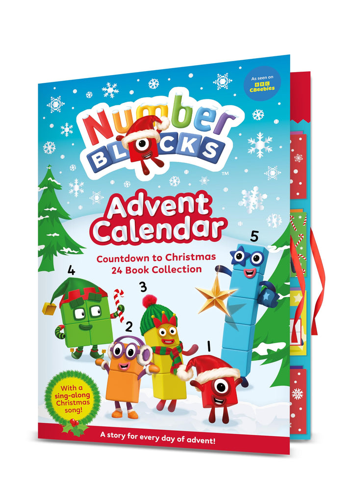 Numberblocks Advent Calendar - Count down to Christmas 24 Story Books Official Perfect Festive Christmas Gift Maths and Counting for Preschool Children