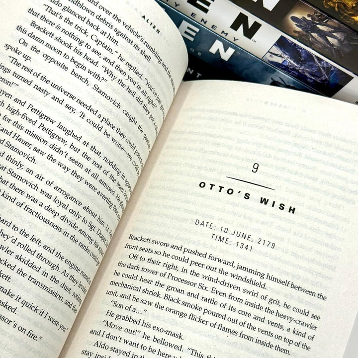 Alien Series 10 Books Collection Set by Tim Lebbon (River of Pain, Sea of Sorrows, Isolation, Infiltrator, Prototype, Cult, Uncivil War, Enemy of My Enemy, The Cold Forge, Bug Hunt)