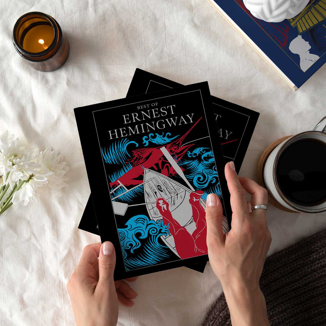 Best of Ernest Hemingway – Leather Bound Book Collection | Classic Novels, Timeless Stories & Iconic Literature by the Great American Author