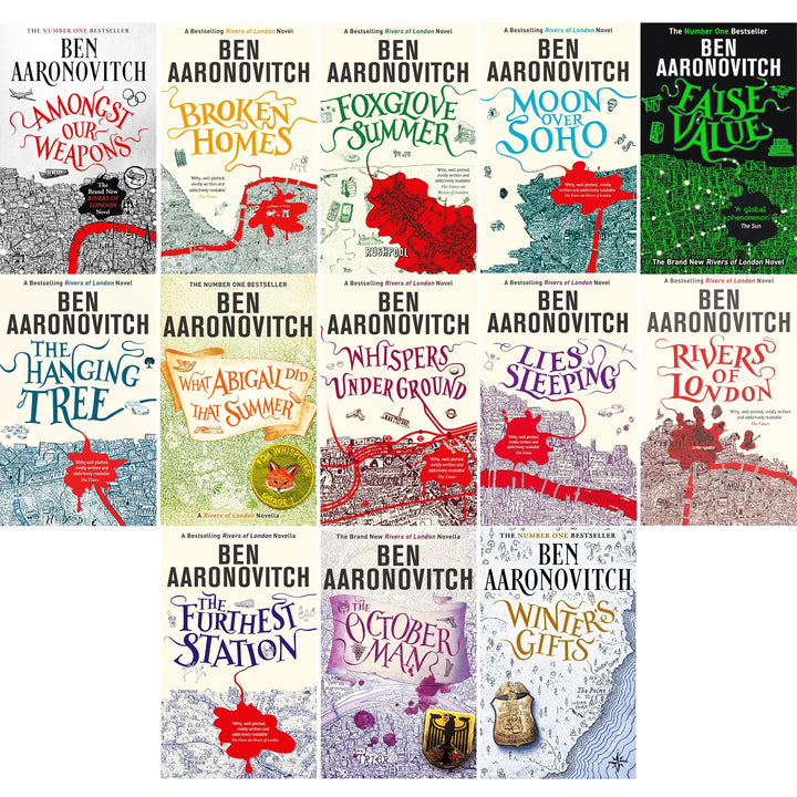 The Complete Rivers of London Series by Ben Aaronovitch: Explore Magic, Mystery, and Adventure with Peter Grant Across 13 Books and Novellas Set in London's Supernatural Underworld (Paperback)