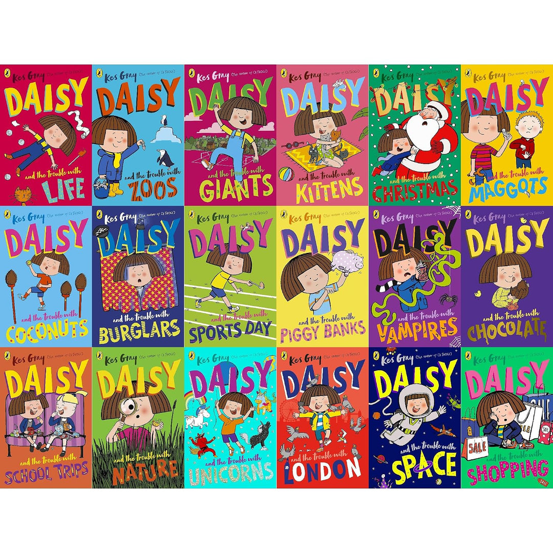Daisy's Ultimate Trouble 1-18 Books Collection Set by Kes Gray (Paperback)