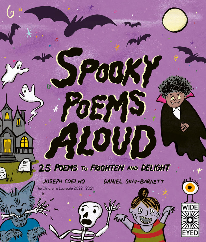 Spooky Poems Aloud: 25 Poems to Frighten and Delight by Joseph Coelho | Halloween Poetry Book for Children | Hardcover