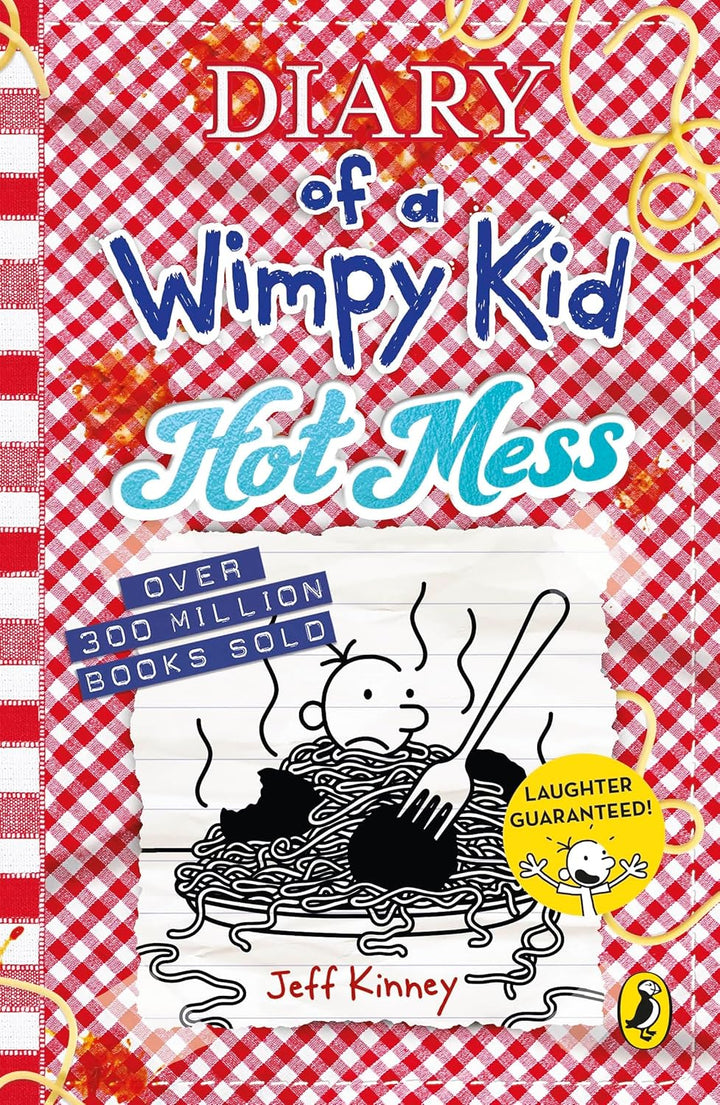 Diary of a Wimpy Kid Books 18–21 Collection Set by Jeff Kinney | No Brainer, Hot Mess, Partypooper & Fight or Flight | Hilarious Children's Books