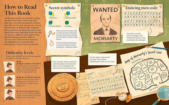 Escape Room Adventures: Sherlock's Greatest Case: A Thrilling Interactive Puzzle Story (Arcturus Escape Rooms) | Hardcover