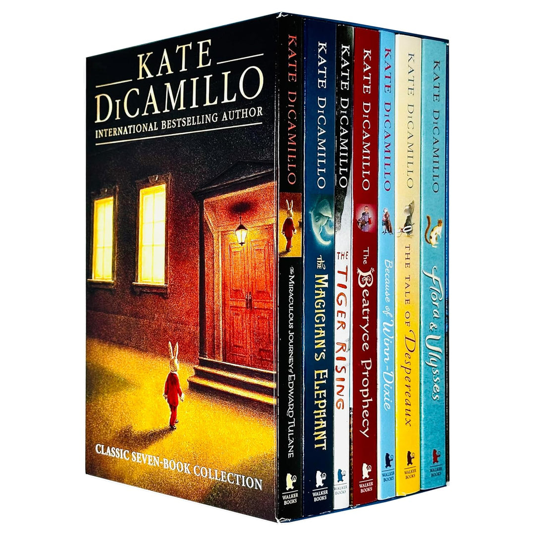 Kate DiCamillo 7 Book Set – Edward Tulane, Tiger Rising & More – Beloved Children's Fiction for Young Readers, Imaginative Stories, Great Gift Idea