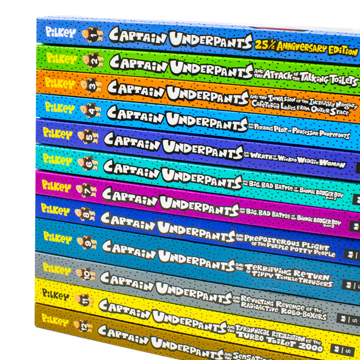 Captain Underpant 12 Book Collection set  by Dav Pilkey