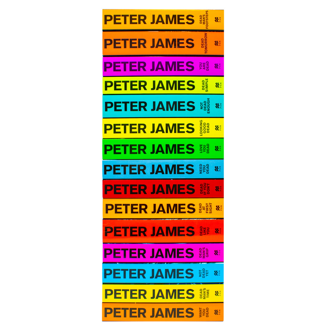 Roy Grace Series 1-15 Book Collection Set Best Selling Mystery Thrillers By Peter James (Dead Simple, Looking Good Dead, Not Dead Enough, Dead Like You and More)