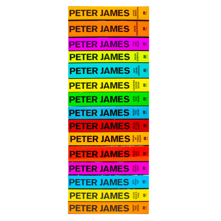 Roy Grace Series 1-15 Book Collection Set Best Selling Mystery Thrillers By Peter James (Dead Simple, Looking Good Dead, Not Dead Enough, Dead Like You and More)