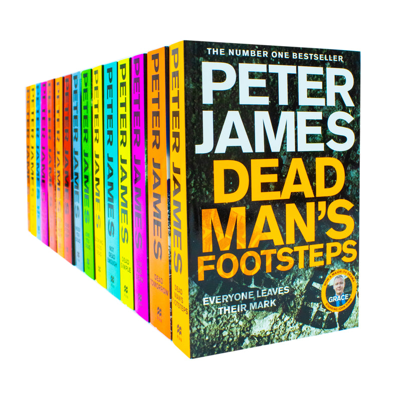 Roy Grace Series 1-15 Book Collection Set Best Selling Mystery Thrillers By Peter James (Dead Simple, Looking Good Dead, Not Dead Enough, Dead Like You and More)