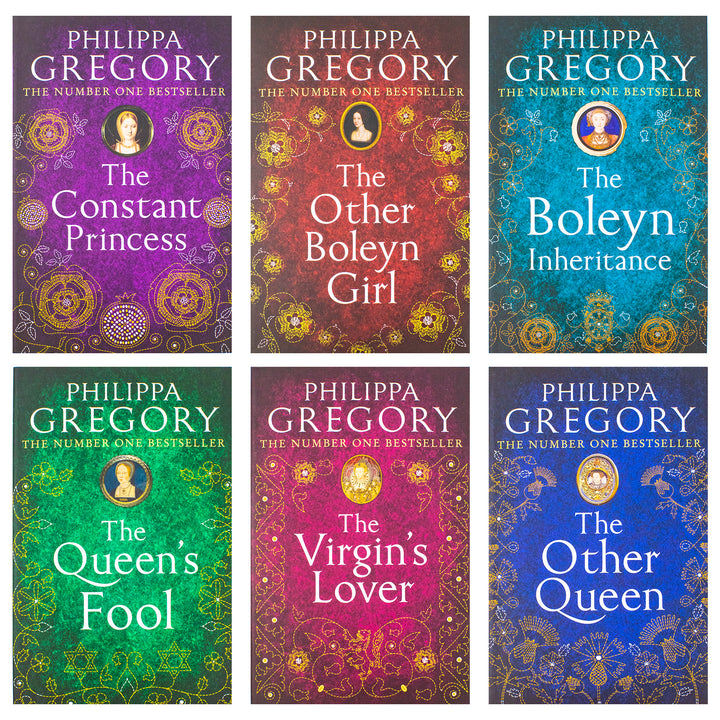 Philippa Gregory Tudor Court Novels 6 Books Set Collection Virgin's Lover