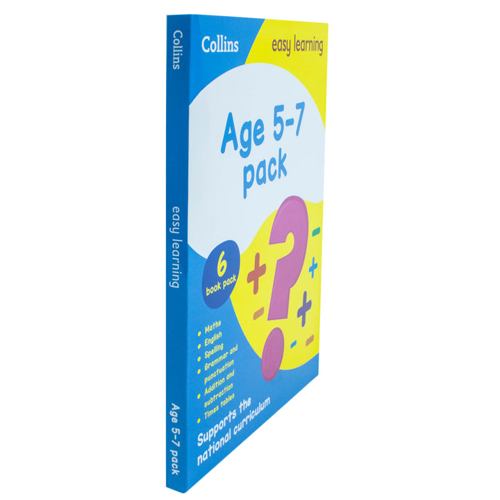Collins Easy Learning Starter Set (Ages 5–7) – KS1 Educational Books | Fun Home Learning, Literacy, Phonics, Numbers, Writing, Math, Workbooks