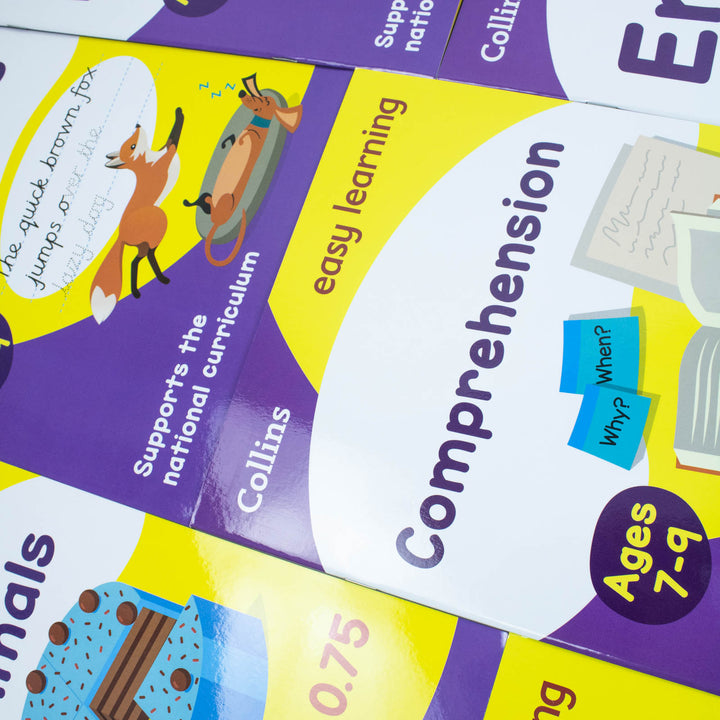 Collins Easy Learning Starter Set Ages 7–9 | KS2 Educational Books for Kids – Home Learning, Reading, Writing & Essential Skills for Primary Education