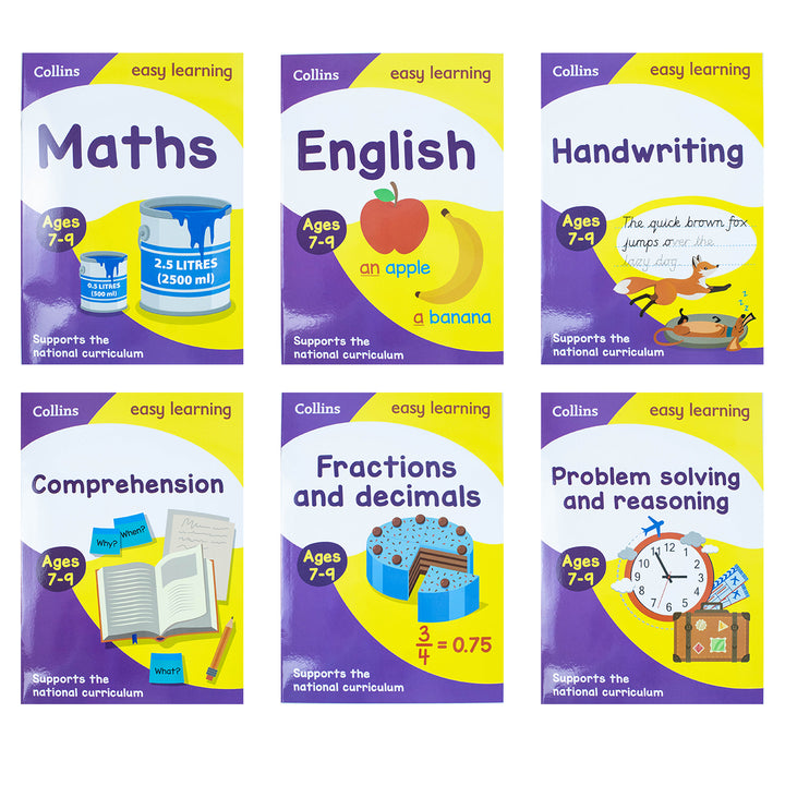 Collins Easy Learning Starter Set Ages 7–9 | KS2 Educational Books for Kids – Home Learning, Reading, Writing & Essential Skills for Primary Education