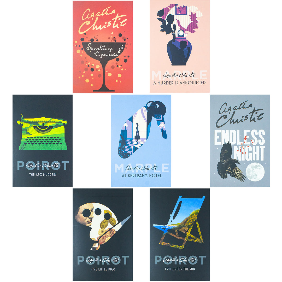 Agatha Christie Seven Deadly Sins Collection 7 Books Box Set (Five Little Pigs, Endless Night, At Betram's Hotel & More)