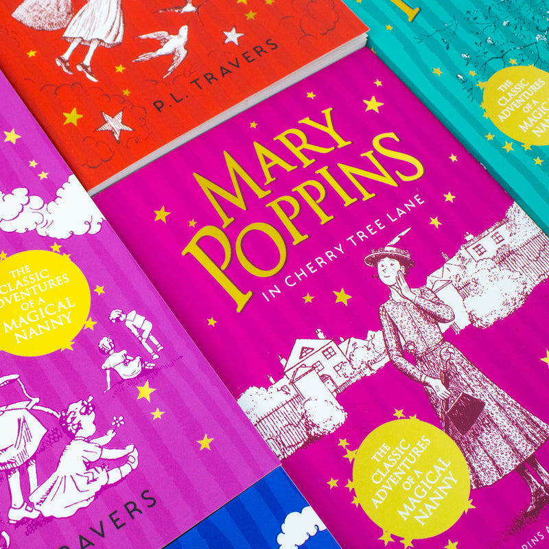 Mary Poppins The Complete Collection – 5-Book Set by P.L. Travers | Classic Children's Fantasy Series Filled with Magic, Adventure & Whimsical Fun