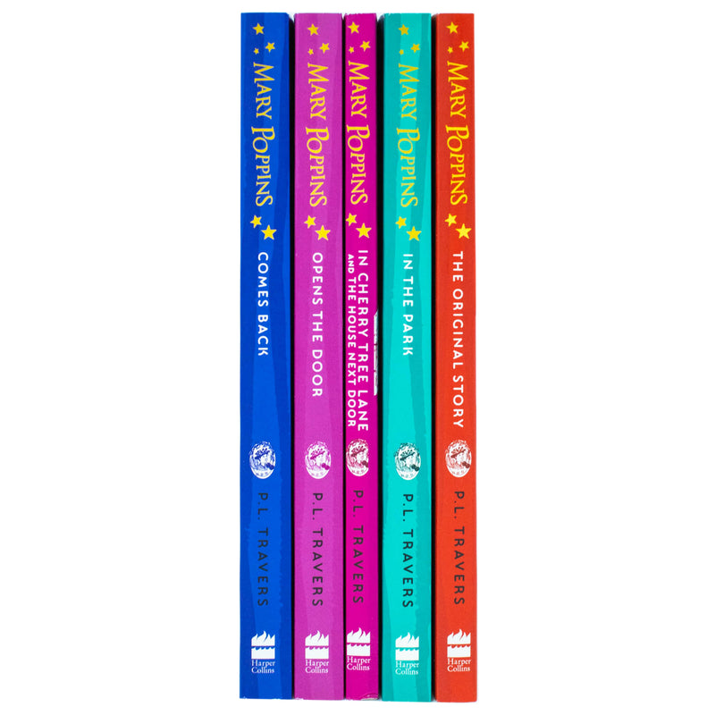 Mary Poppins The Complete Collection – 5-Book Set by P.L. Travers | Classic Children's Fantasy Series Filled with Magic, Adventure & Whimsical Fun