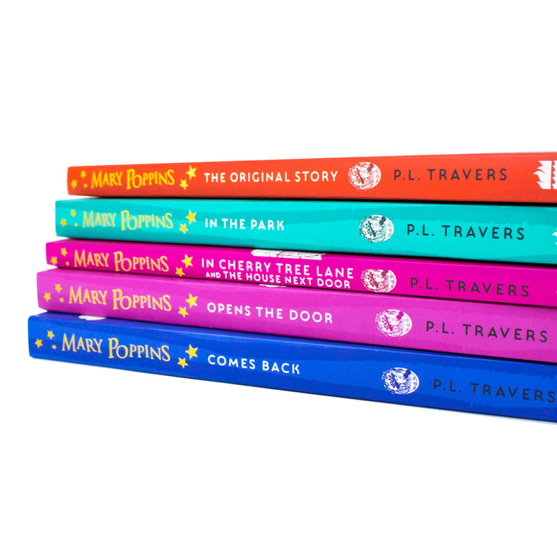 Mary Poppins The Complete Collection – 5-Book Set by P.L. Travers | Classic Children's Fantasy Series Filled with Magic, Adventure & Whimsical Fun