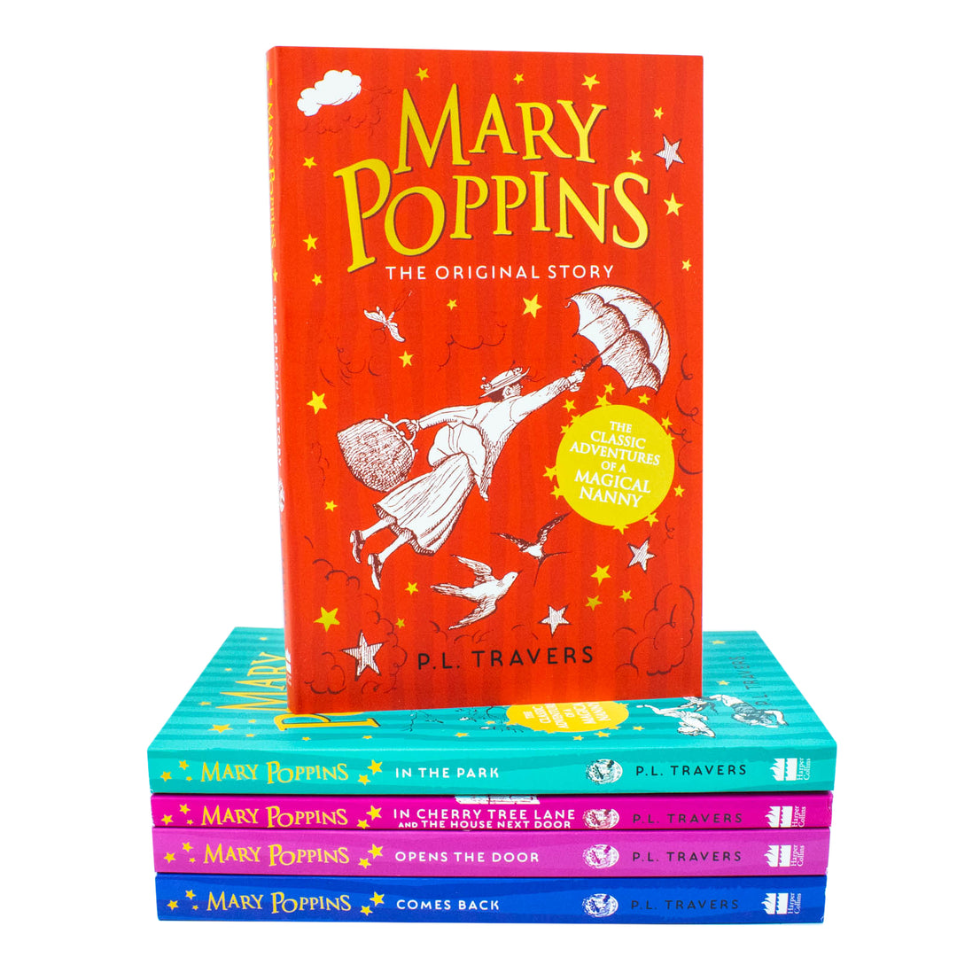 Mary Poppins The Complete Collection – 5-Book Set by P.L. Travers | Classic Children's Fantasy Series Filled with Magic, Adventure & Whimsical Fun