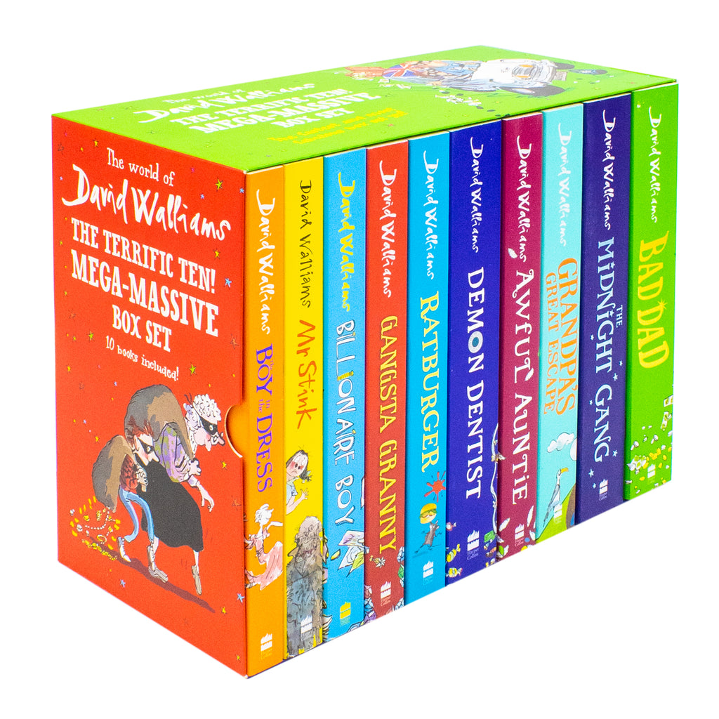 David Walliams The Terrific Ten Mega-Massive Box Set Age 8+