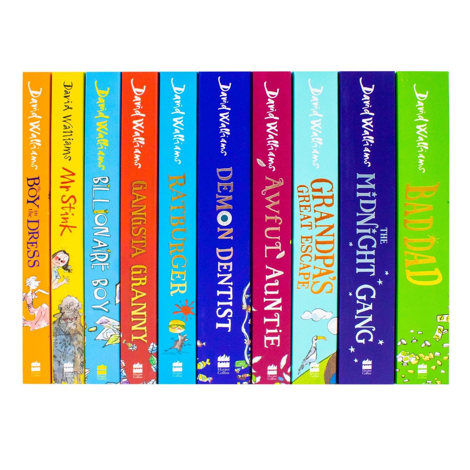 David Walliams The Terrific Ten Mega-Massive Box Set Age 8+