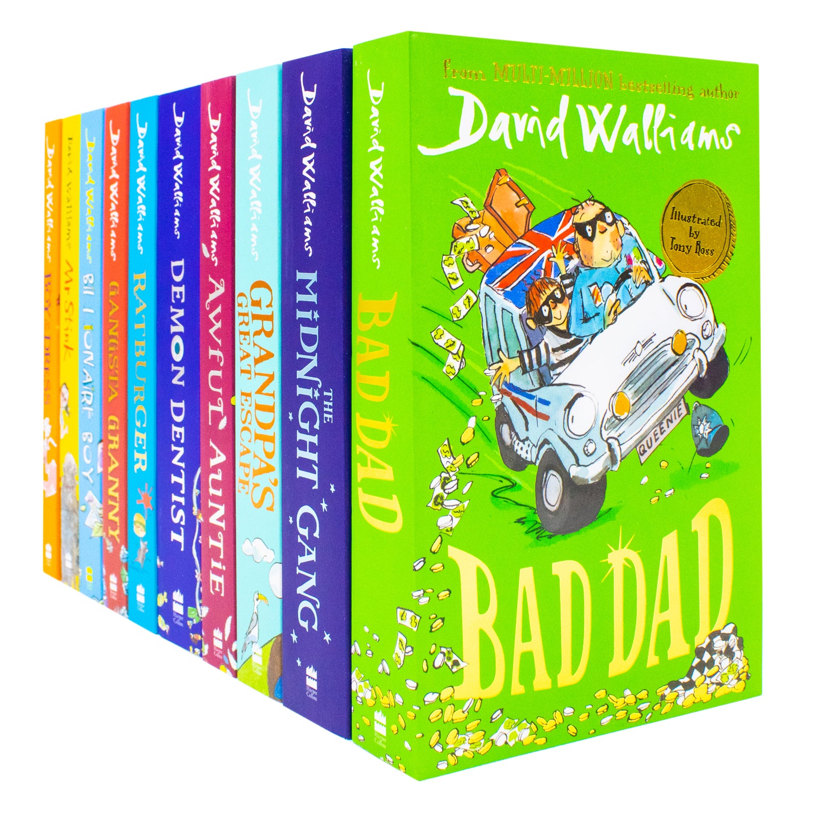 David Walliams The Terrific Ten Mega-Massive Box Set Age 8+
