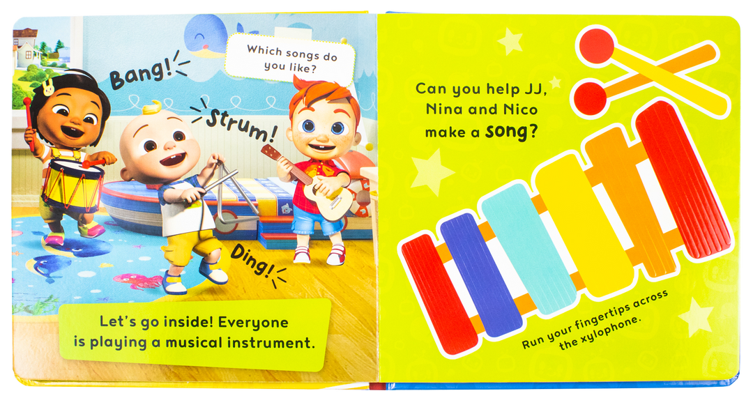 CoComelon: Touch and Feel book: Brand New illustrated interactive touch and feel board book, perfect for young CoComelon fans!