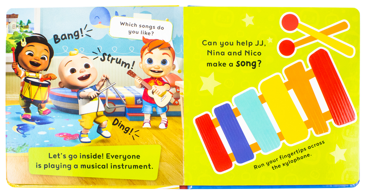 CoComelon: Touch and Feel book: Brand New illustrated interactive touch and feel board book, perfect for young CoComelon fans!