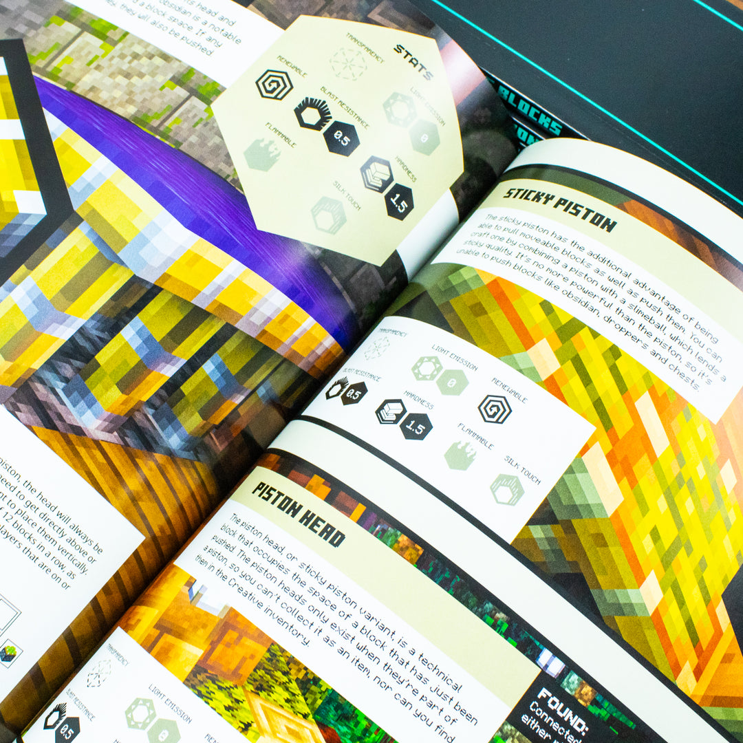 Minecraft Blocks Complete Collection 4 book set: The Definitive Illustrated Guide To Over 600 Blocks