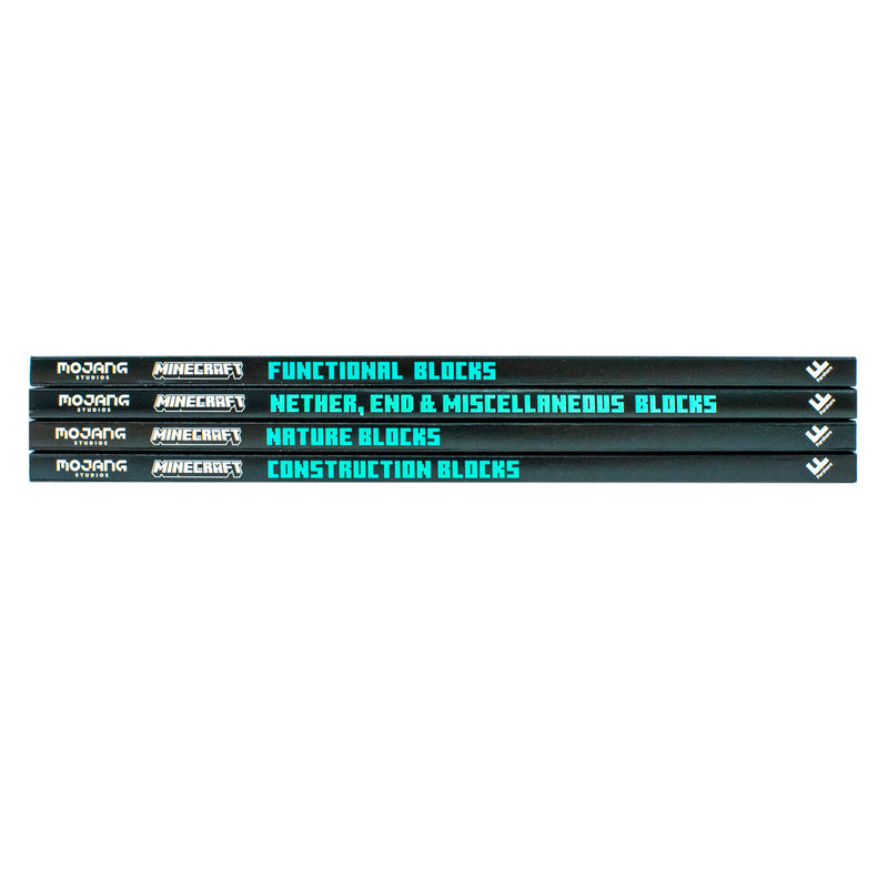 Minecraft Blocks Complete Collection 4 book set: The Definitive Illustrated Guide To Over 600 Blocks