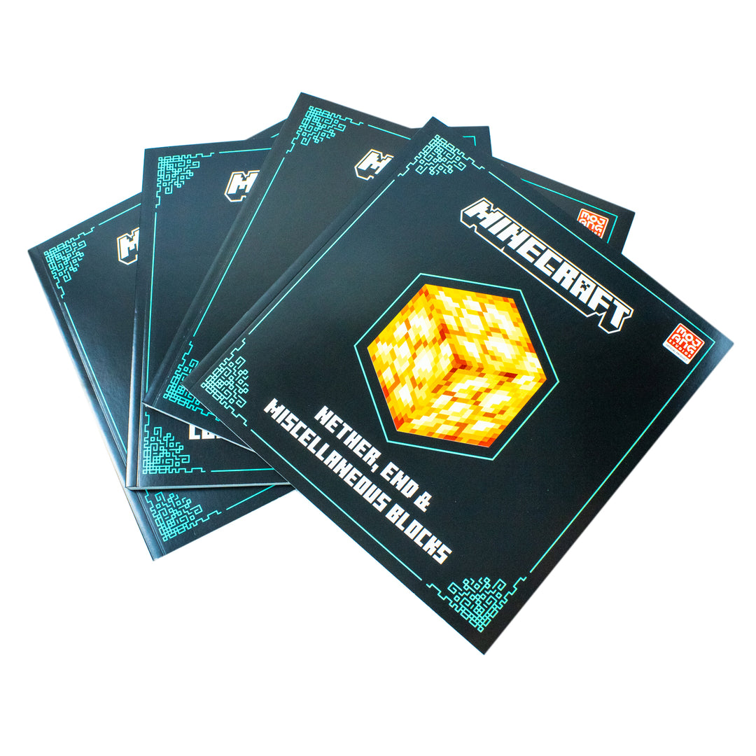 Minecraft Blocks Complete Collection 4 book set: The Definitive Illustrated Guide To Over 600 Blocks