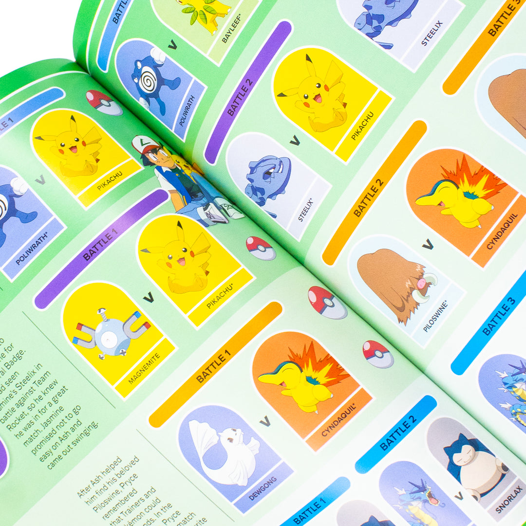 Pokémon Ash’s Journey Book: A Visual Guide to Ash’s Epic Story