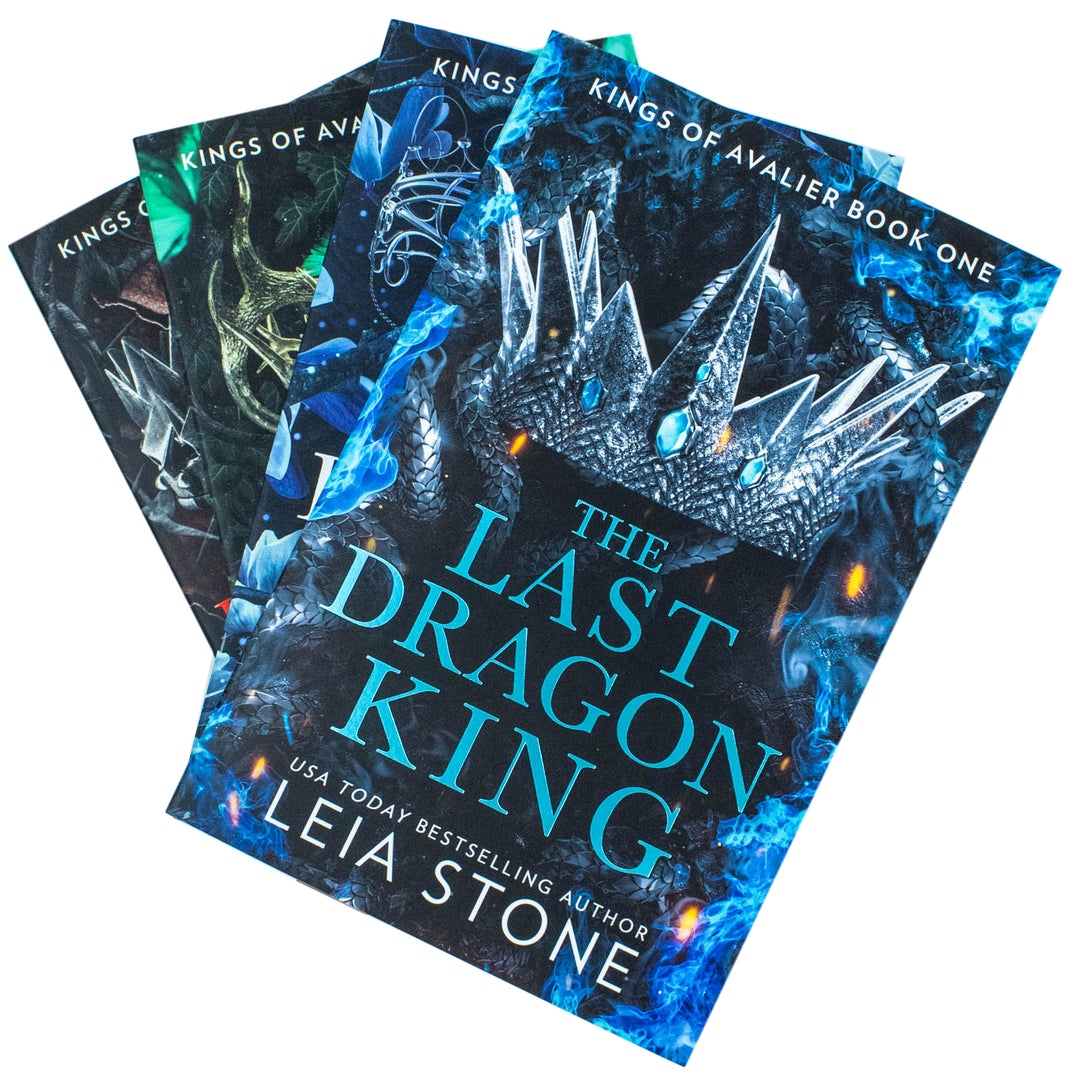 Kings of Avalier 4 Book Collection by Leia Stone| Epic Fantasy Series– The Last Dragon King,The Broken Elf King & More| Adventure & Mythical Creatures