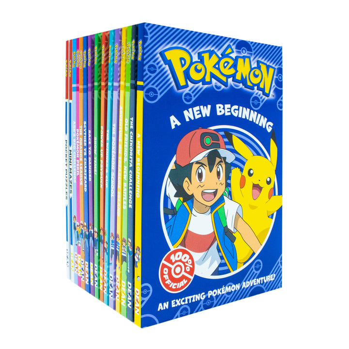 Pokémon Super Collection Series Books 1–15 Box Set by Tracey West | Adventure Kids Book Series, Collectible Fiction, Reading Fun for Young Readers