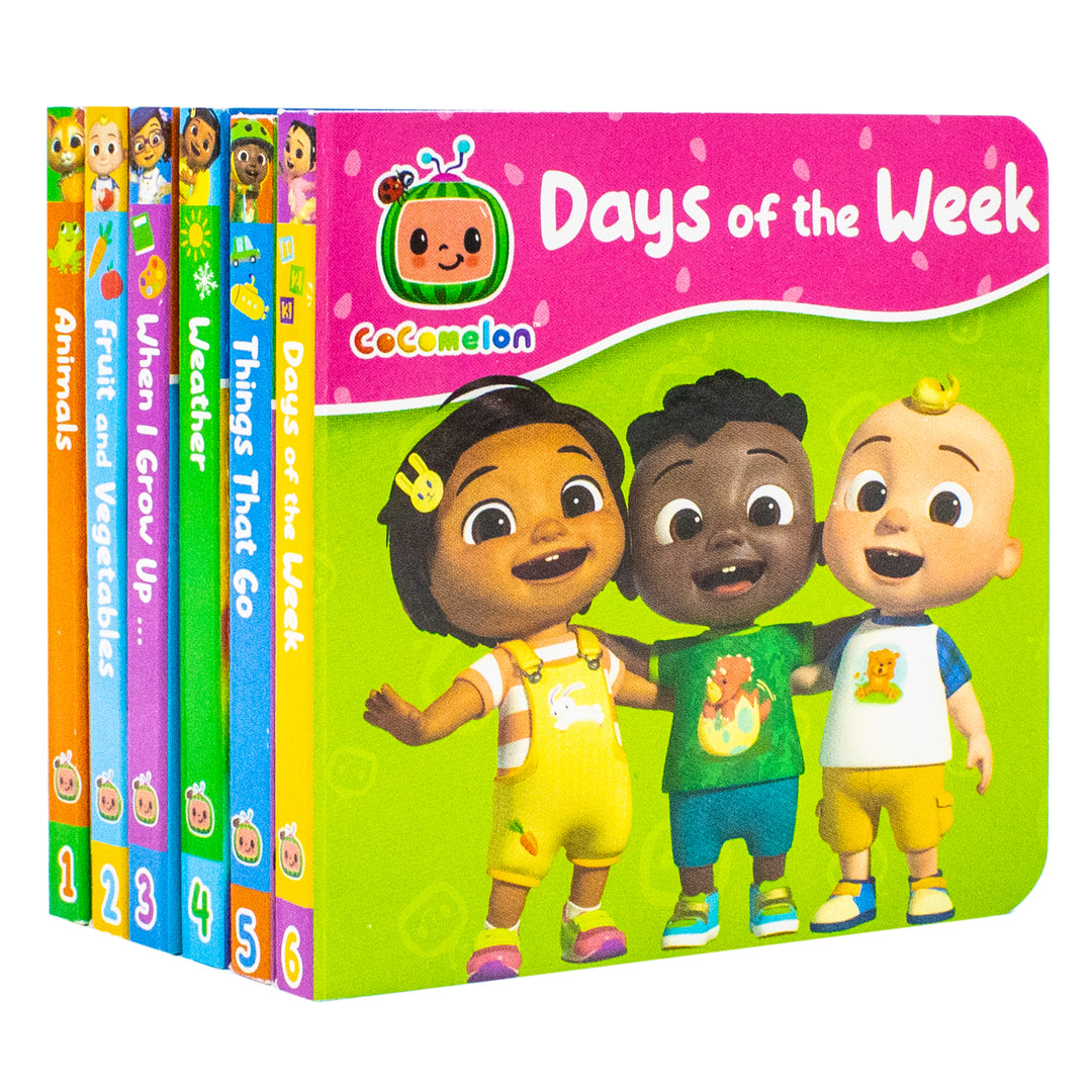 CoComelon Little Learners Pocket Library: 6 Mini Books Collection Box Set