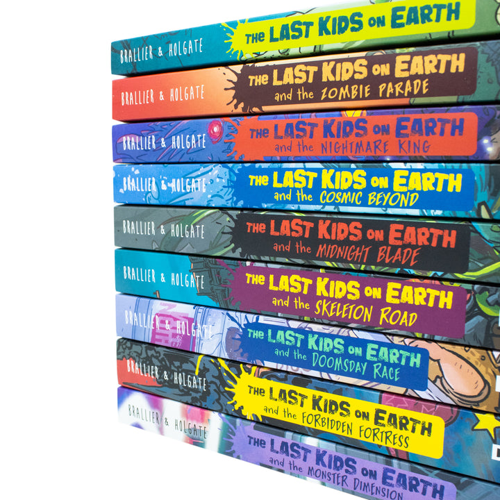 The Last Kids on Earth Series Book Set (Books 1-9) by Max Brallier – Zombie Parade, Nightmare King, Cosmic Beyond, Doomsday Race & More
