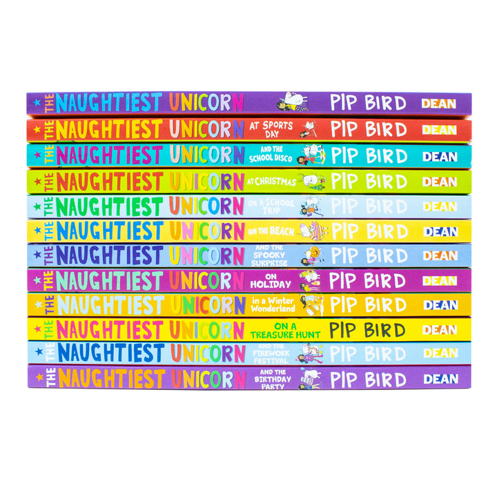 The Naughtiest Unicorn Series 12 Books Collection Set by Pip Bird - Fun,Magical Adventure Stories for Kids aged 8+, Popular Illustrated Junior Fiction