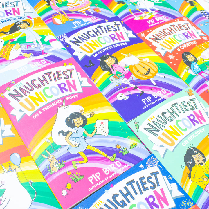 The Naughtiest Unicorn Series 12 Books Collection Set by Pip Bird - Fun,Magical Adventure Stories for Kids aged 8+, Popular Illustrated Junior Fiction