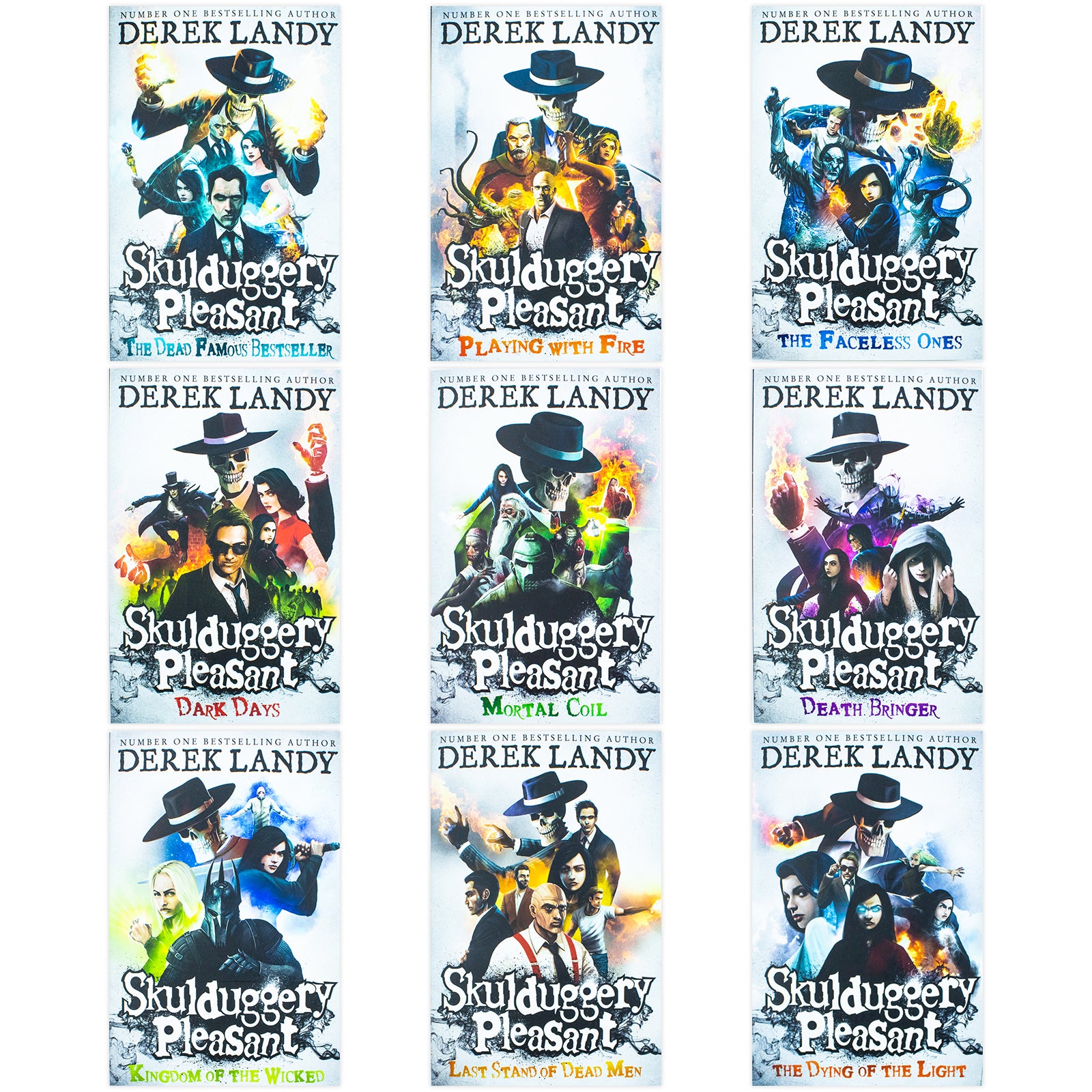 Skulduggery Pleasant Derek Landy 9 Books Collection Set – Lowplex